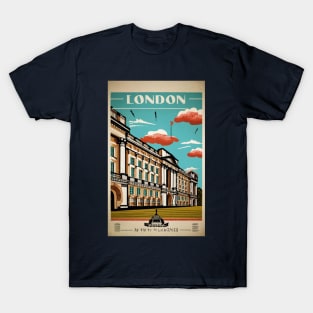 A Vintage Travel Art of London - England T-Shirt